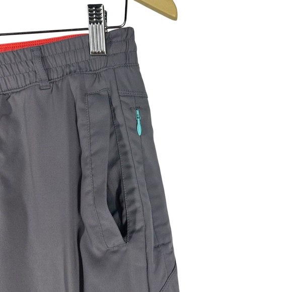 BIRDOGS Grey Lined Elastic Drawstring Waist Shorts with Pockets Medium - Picture 2 of 7